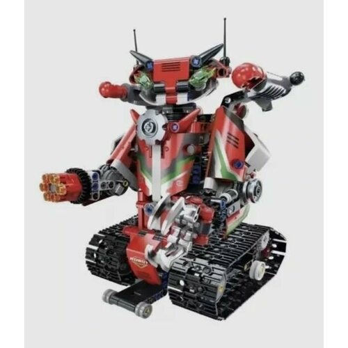 Конструктор Робот-Трансформер 2 в 1 на радиоуправлении, 703 детали конструктор робот на радиоуправлении 2 в 1