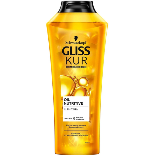 Шампунь Gliss Kur Oil Nutritive, 400 мл gliss kur шампунь oil nutritive для секущихся волос 250 мл