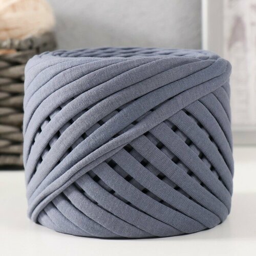 Лицевая трикотажная пряжа 20010 г Графит 967₽