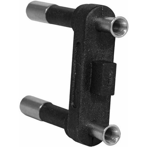 TD-2, Вилка штепсельная электрическая без корпуса , 6 А, 250 В, белый пластик, без заземления