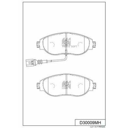 KASHIYAMA D30009MH Disk Brake Pads 8730₽