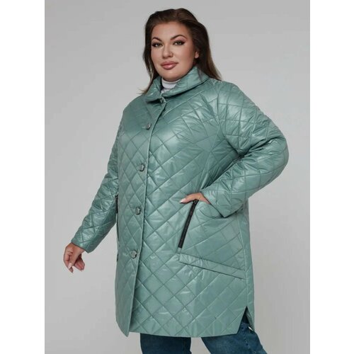 фото Пальто karmelstyle, размер 76, мята