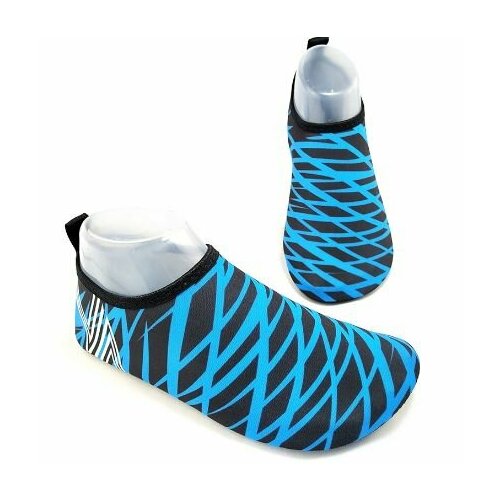 Тапочки для плавания и пляжа, аквашузы унисекс с резиновой подошвой