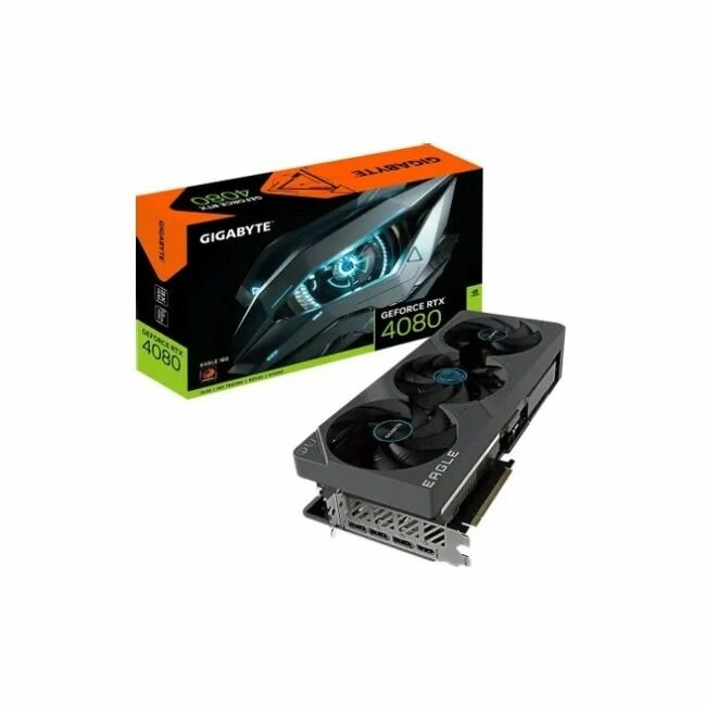 Видеокарта Gigabyte GeForce RTX 4080 16384Mb 256 GDDR6X Ret (GV-N4080EAGLE -16GD) - фото №10