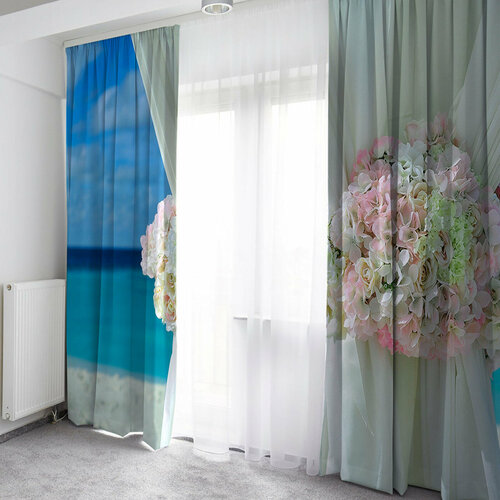 Шторы (фотошторы) из габардина, 