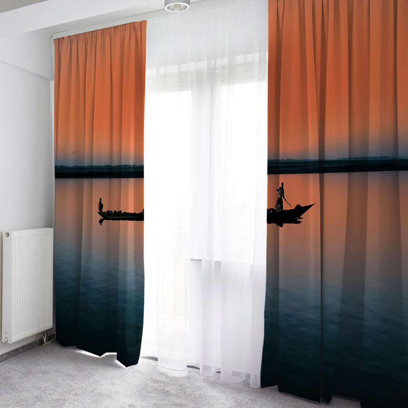 Шторы и фотошторы для изменения и коррекции интерьера в фото