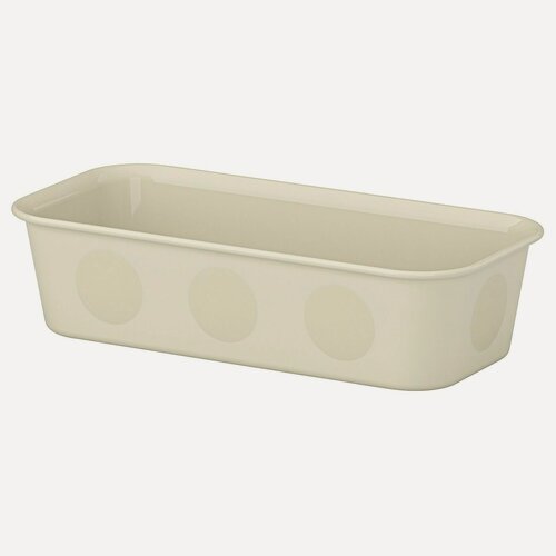 Изображение товара NOJIG Органайзер IKEA, пластик бежевый 10x20x5 см (50468081)