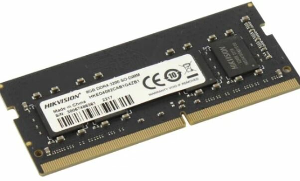 Оперативная память Hikvision 8 ГБ DDR4 3200 МГц SODIMM CL22 (HKED4082CAB1G4ZB1/8G)