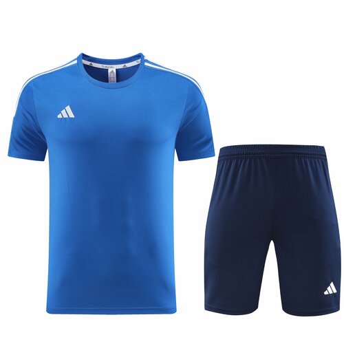 Костюм спортивный adidas, размер M, голубой, черный костюм adidas mts cotton pip мужчины he2227 m