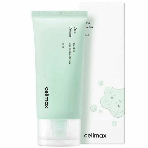 Celimax Крем для лица успокаивающий с экстрактом центеллы азиатской celimax The Real Cica Soothing Cream, 40мл