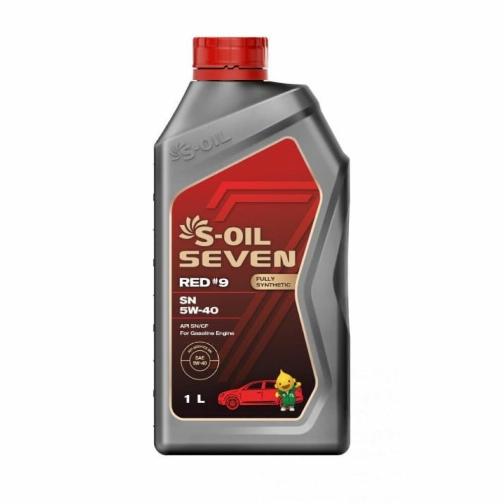 Моторное масло S-OIL SEVEN RED #9 SN 5W-40, 1л