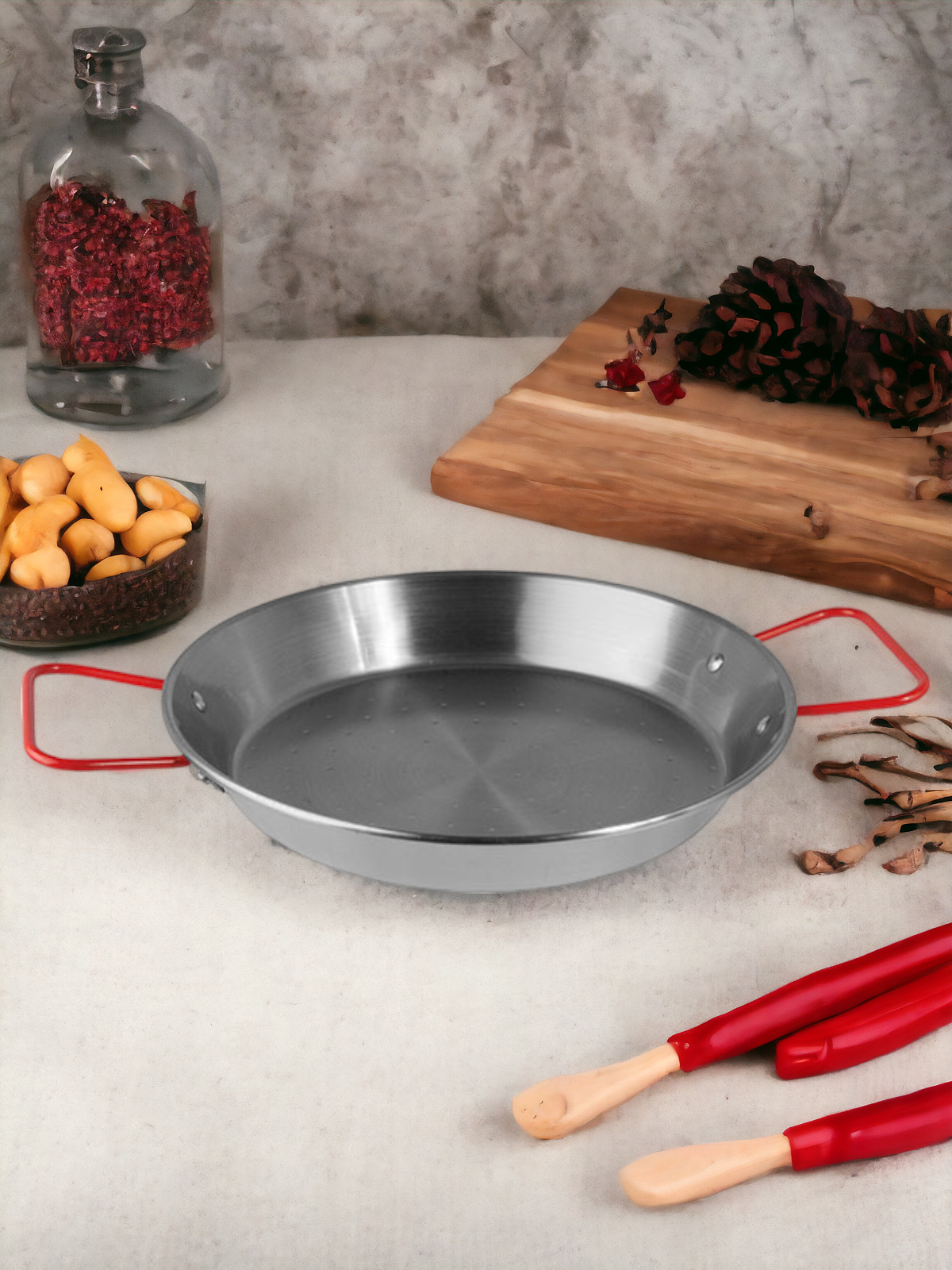 фото Сковорода Ilsa для паэльи 375х280х105мм, голубая сталь