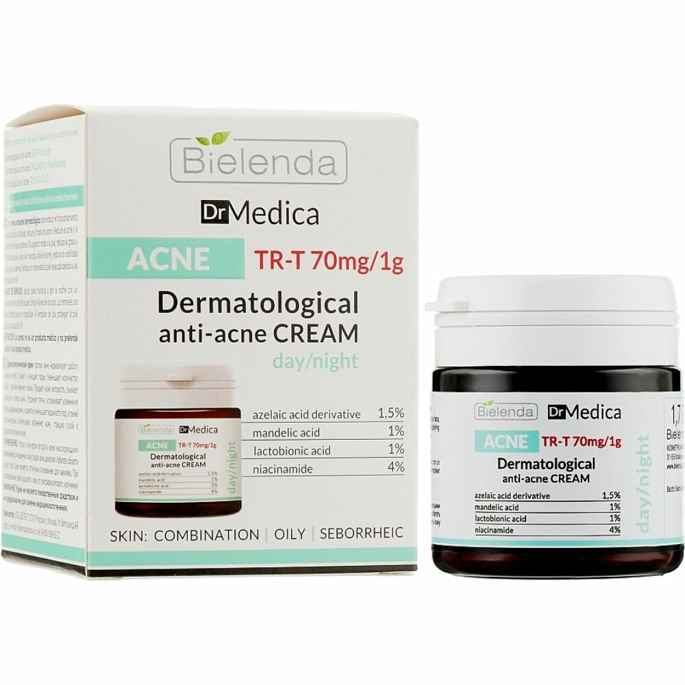 BIELENDA Дерматологический анти-акне крем Dermatological Anti-Acne Cream