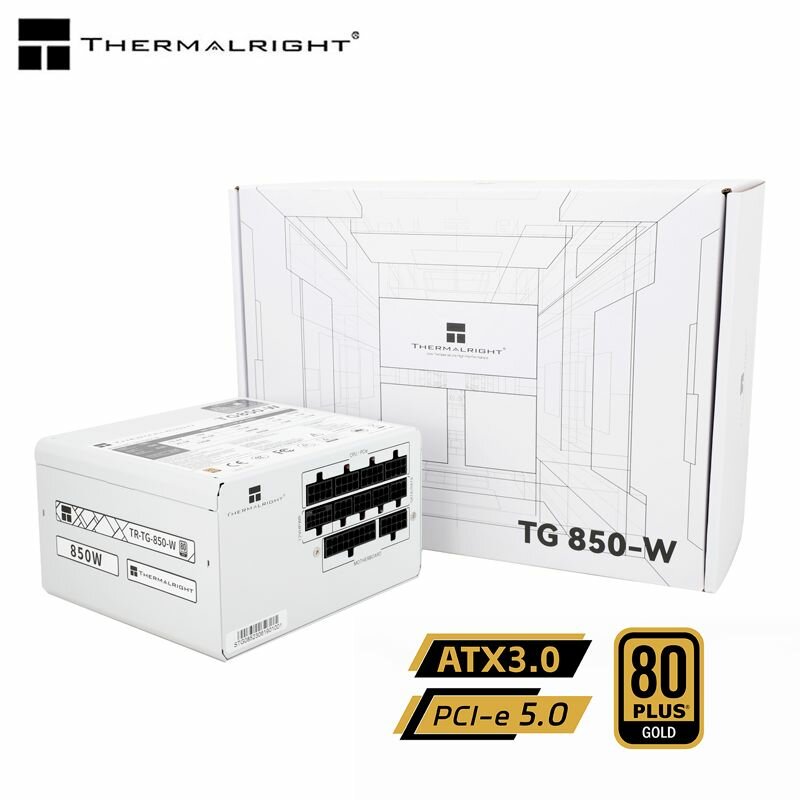 Блок питания для пк Thermalright TG 850w Белый, модульный