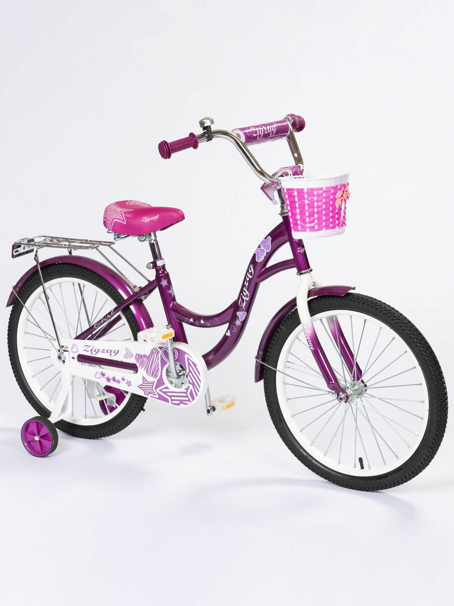 Велосипед детский 18 ZIGZAG GIRL фиолетовый