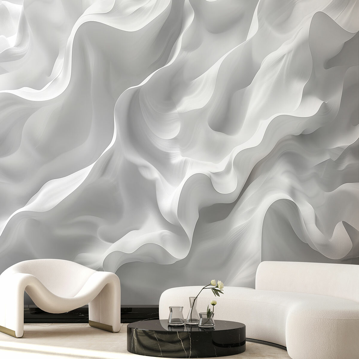 фото Фотообои 3d флизелиновые с виниловым покрытием VEROL "Узор", 300х283 см, моющиеся обои на стену, декор для дома