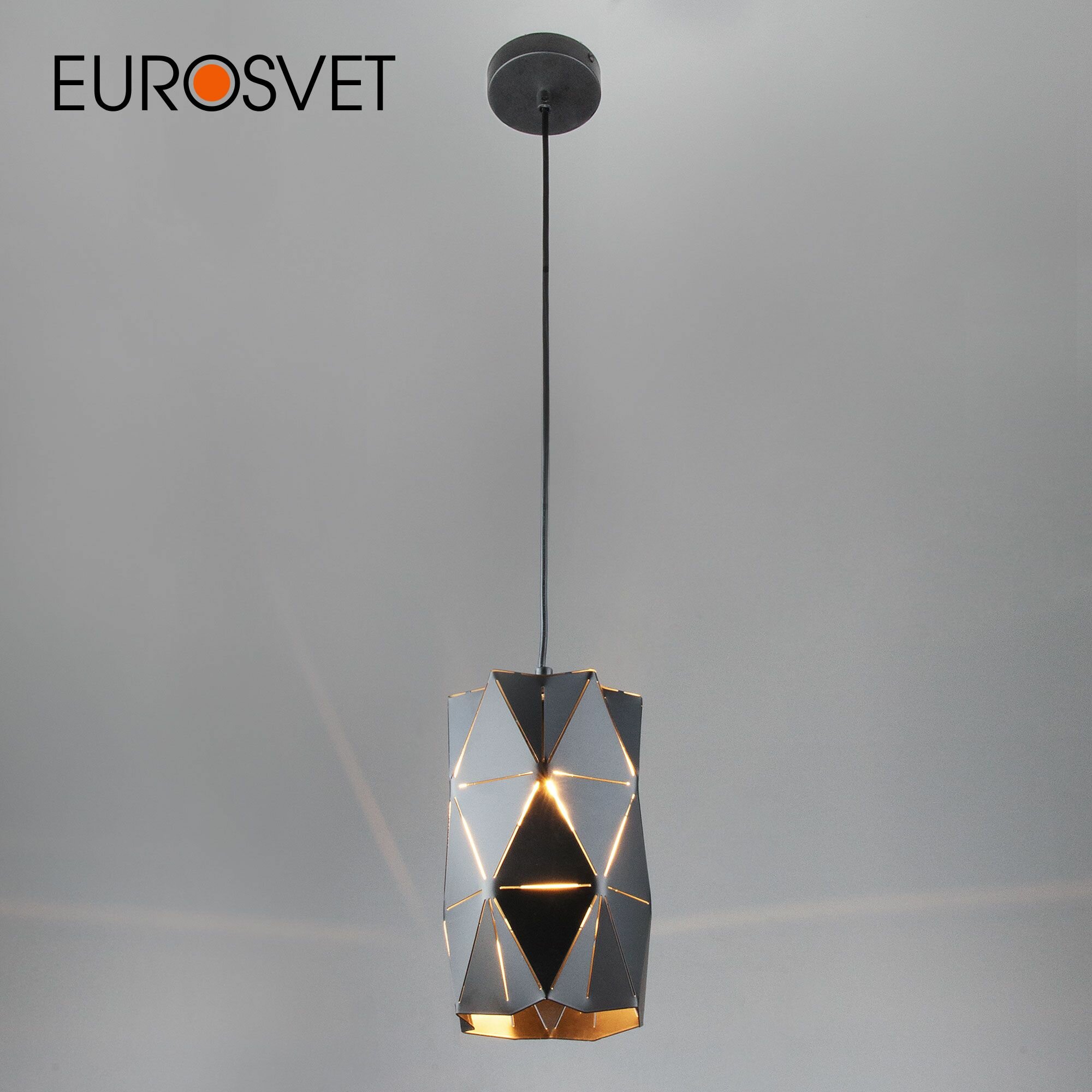 Подвесной светильник в стиле лофт Eurosvet Reprise 50145/1 цвет черный