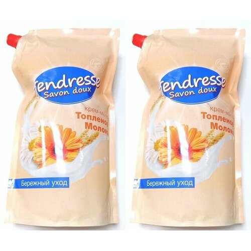 TENDRESSE savon doux Жидкое мыло Топленое молоко, 500 мл, 2 шт