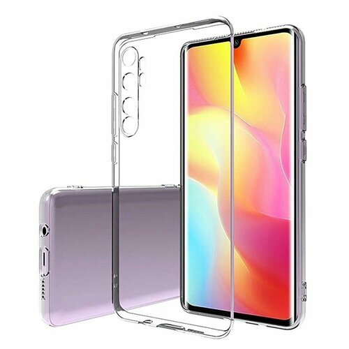 Накладка силиконовая FaisON для Xiaomi Mi Note 10 Lite прозрачная 490₽