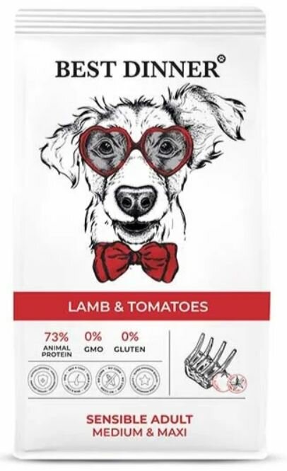 фото Полнорационный сухой корм Best Dinner для собак мини пород с уткой и картофелем 1,5 кг