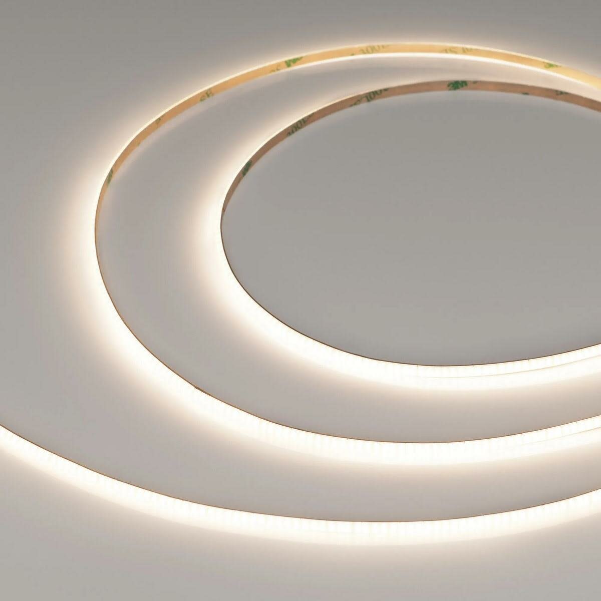 Arlight Светодиодная лента Arlight 10W/m 420LED/m CSPSMD дневной белый 5М COB-X420-4mm 24V 040900 — фото 1