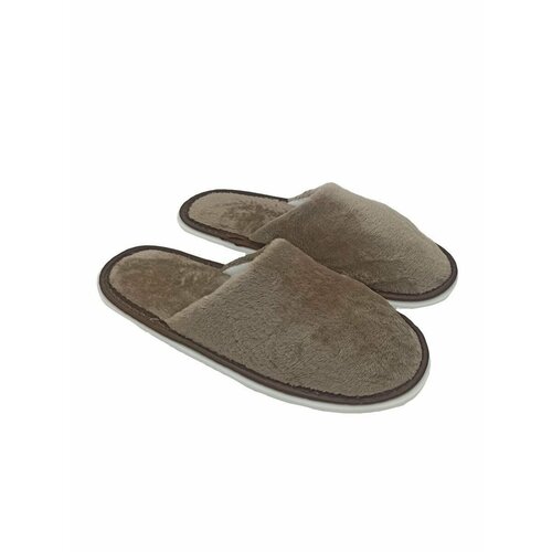 фото Тапочки ivshoes, размер 40-41, серый/коричневый