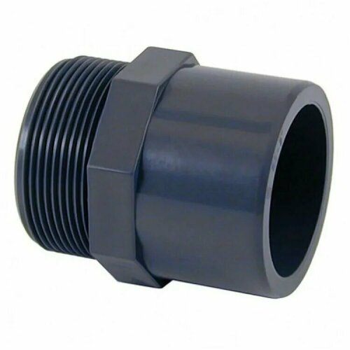 Муфта ПВХ переходная 50х1 12 наружная резьба 255₽