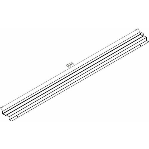 Светильник De Aqua Алюминиум 100 261790 черный 7350₽