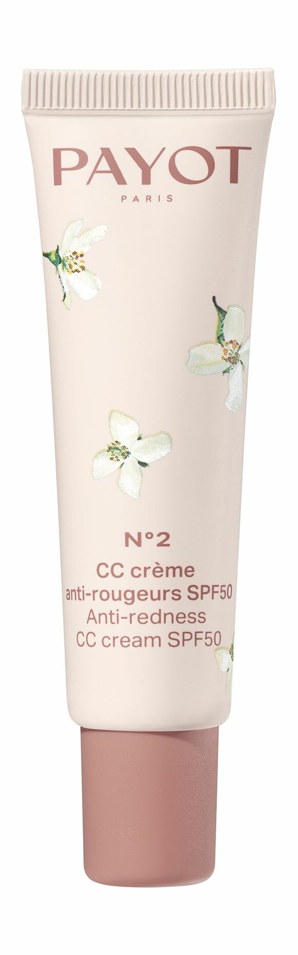 PAYOT №2 CC CRME ANTI-ROUGEURS Spf 50 Дневной тонирующий крем для лица против покраснений