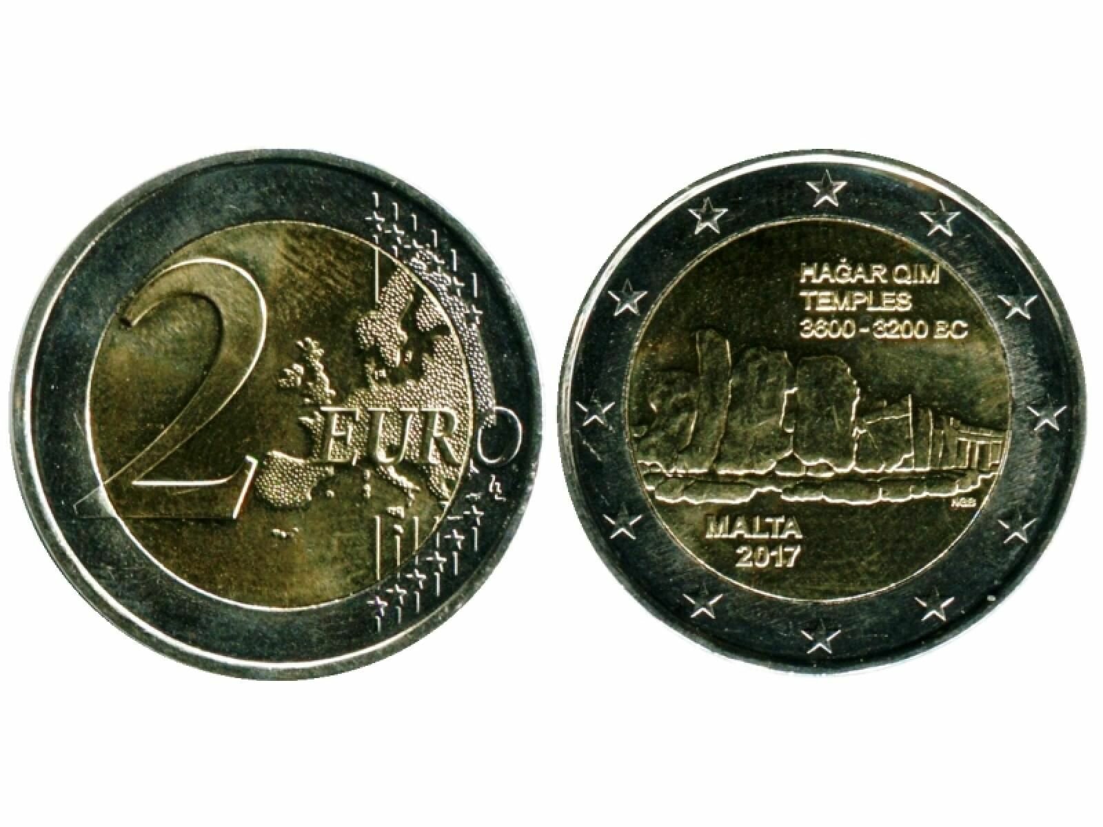 2 Евро Мальты 2017 Г  Хаджар Ким