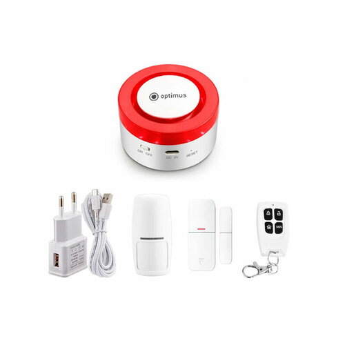 Беспроводная Wi-Fi сигнализация Optimus AW-200 комплект 4603₽