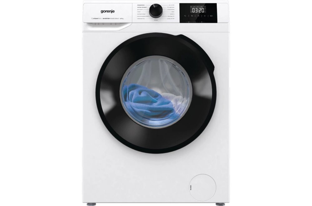 Стиральная машина Gorenje W1NGPI72SBS/C, с фронтальной загрузкой, 7кг, 1200об/мин