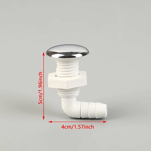 Пластиковая форсунка для ванны белая Белый 159₽