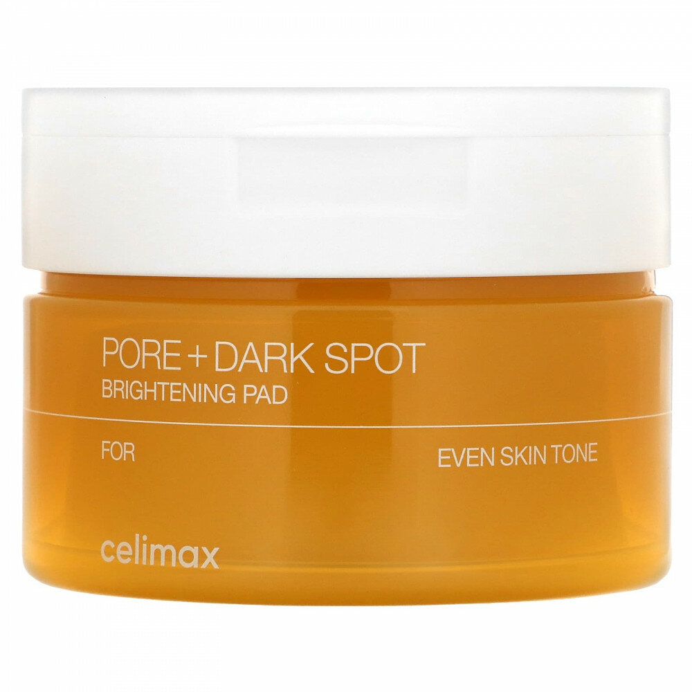 Celimax, Pore + темные пятна, осветляющий диск, 40 шт, 100 мл (3,38 жидк. унции)