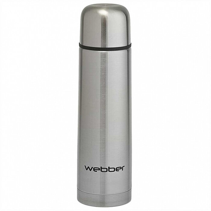 Термос Webber SS-500Р из нержавеющей стали, кнопка-клапан, 500мл
