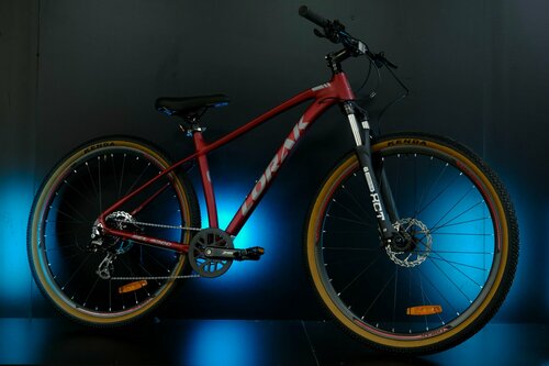 Изображение товара Велосипед горный LORAK Sel 9300 Матовый Красный/Серый 22 рама, под рост 187-197см.