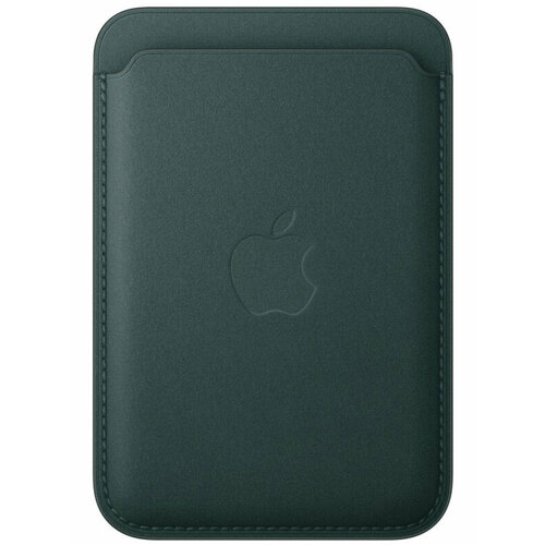 фото Чехол apple для iphone finewoven wallet magsafe, глубокий зеленый
