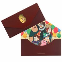 Конверт для денег подарочный. Софт тач, тиснение, 19 х 9 см, Дисней