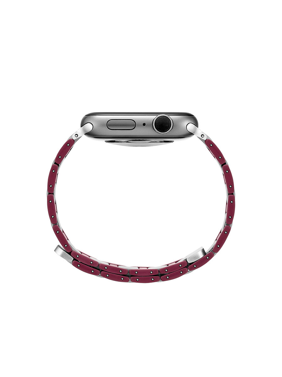 Ремешок для часов Apple Watch 38/40/41/42 mm бордово/красный — фото 1
