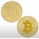Сувенирная монета Биткойн Bitcoin GOLD RUBY