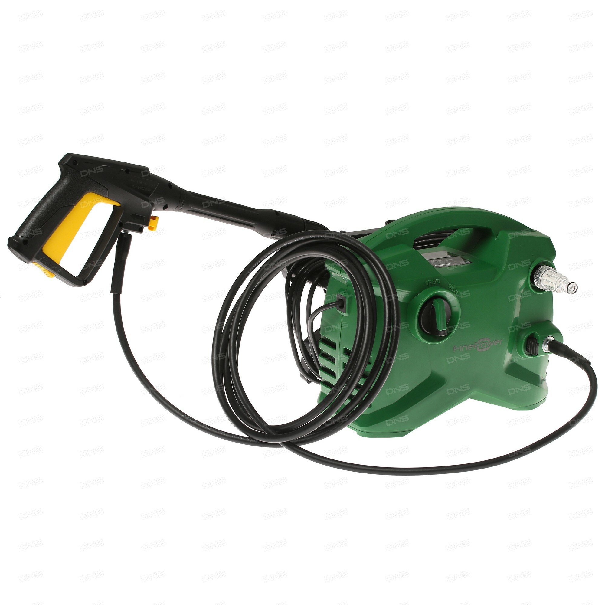 Минимойка FinePower HPC622, 1600Вт, 360л/ч, шланг 5м, давление до 135Бар