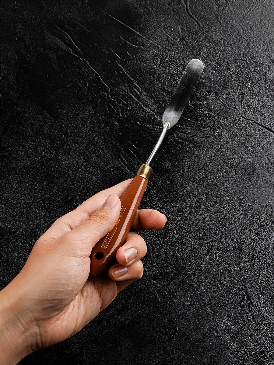 Мастихин Малевичъ универсальный, деревянная ручка, SIMPLE-LINE 2-4 — фото 1