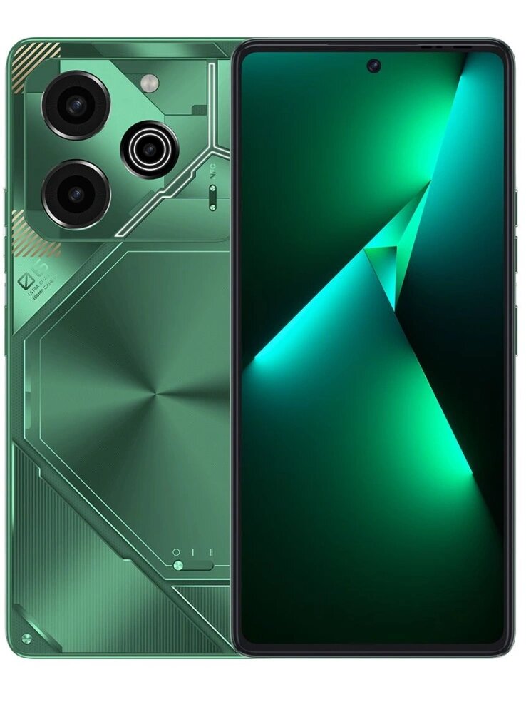 Смартфон Tecno Pova 6 Pro 5G 12ГБ/256ГБ, зеленый (li9 256+12 comet green)