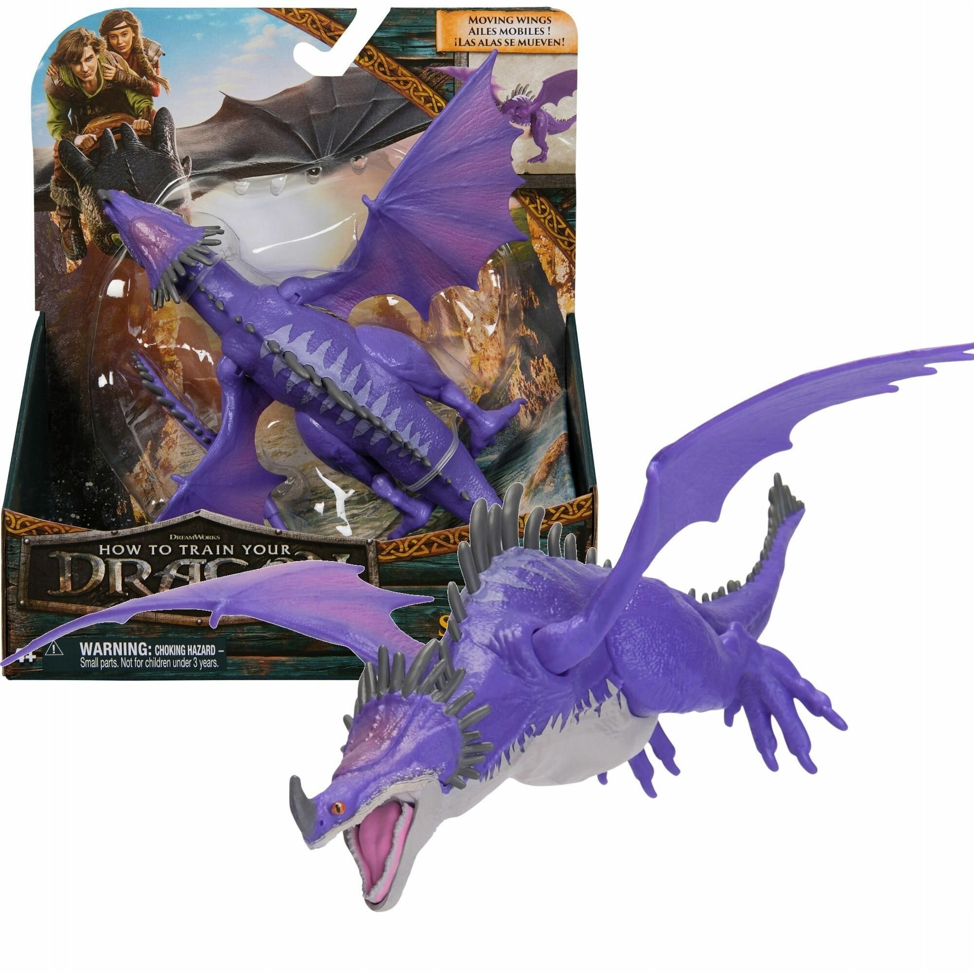 Фигурки DreamWorks Dragons Как приручить Дракона - Дракон Скрилл 20см - 6074171 20153912