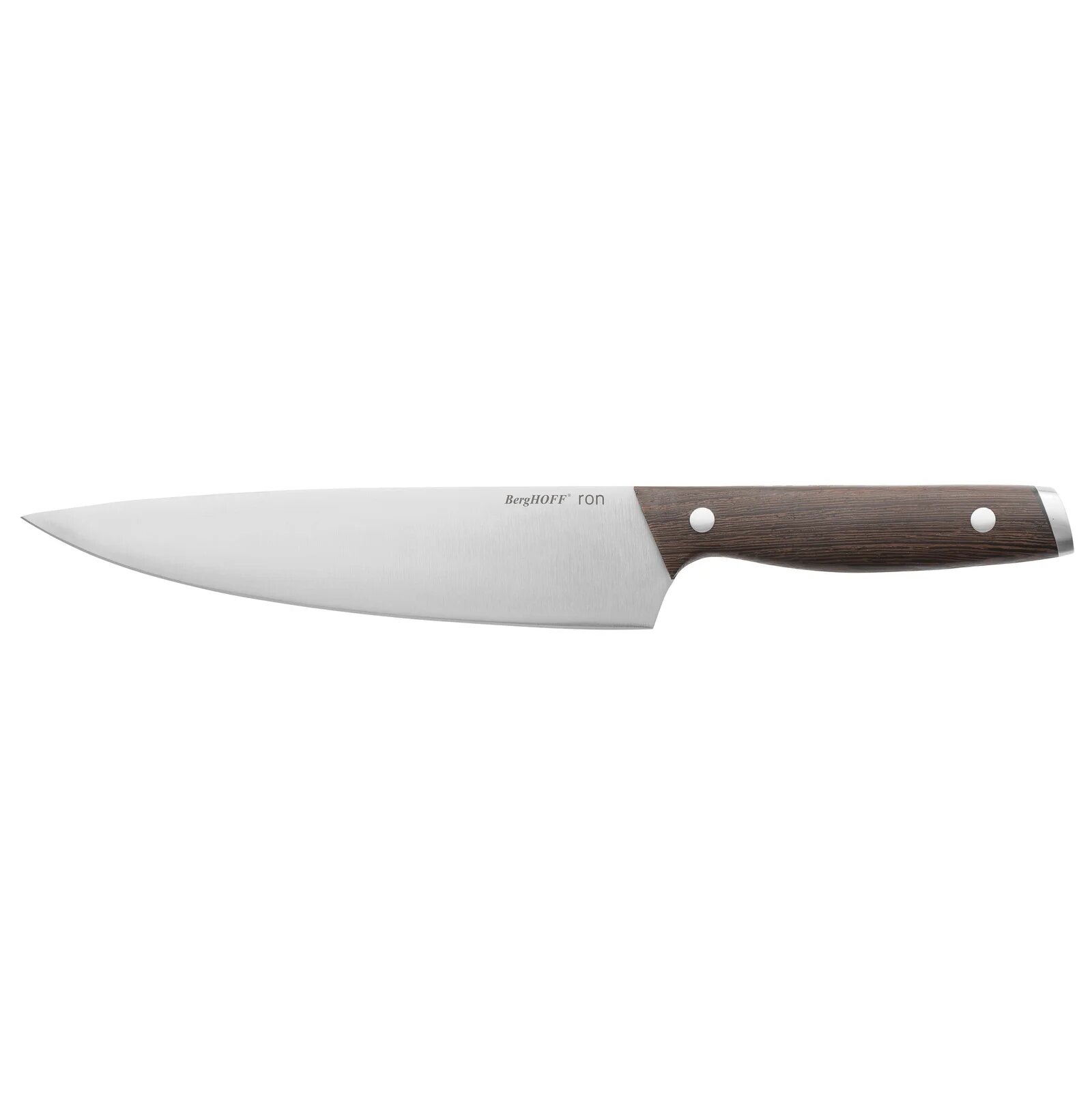 Нож BergHOFF Ron, универсальный, шеф-нож, сталь, деревянная рукоятка, 20см