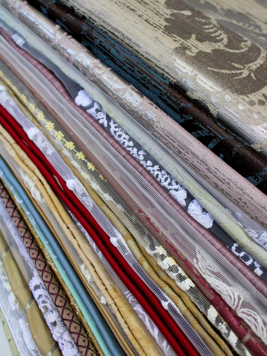 Набор для рукоделия 1 кг разноцветный отрезы портьеры и тюля