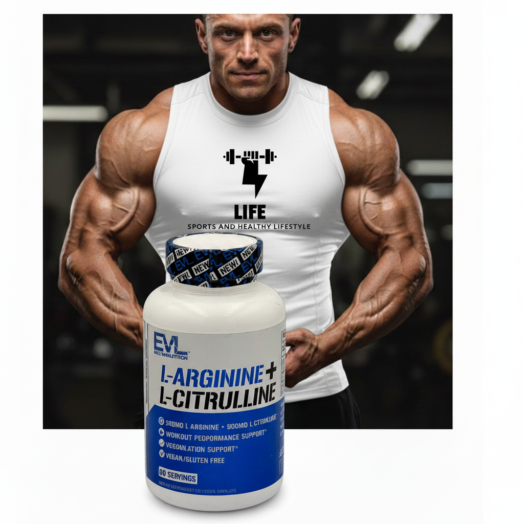 EVL L-Arginine + L Citrulline 120 капс 60 порций для передтренеровкой принимать