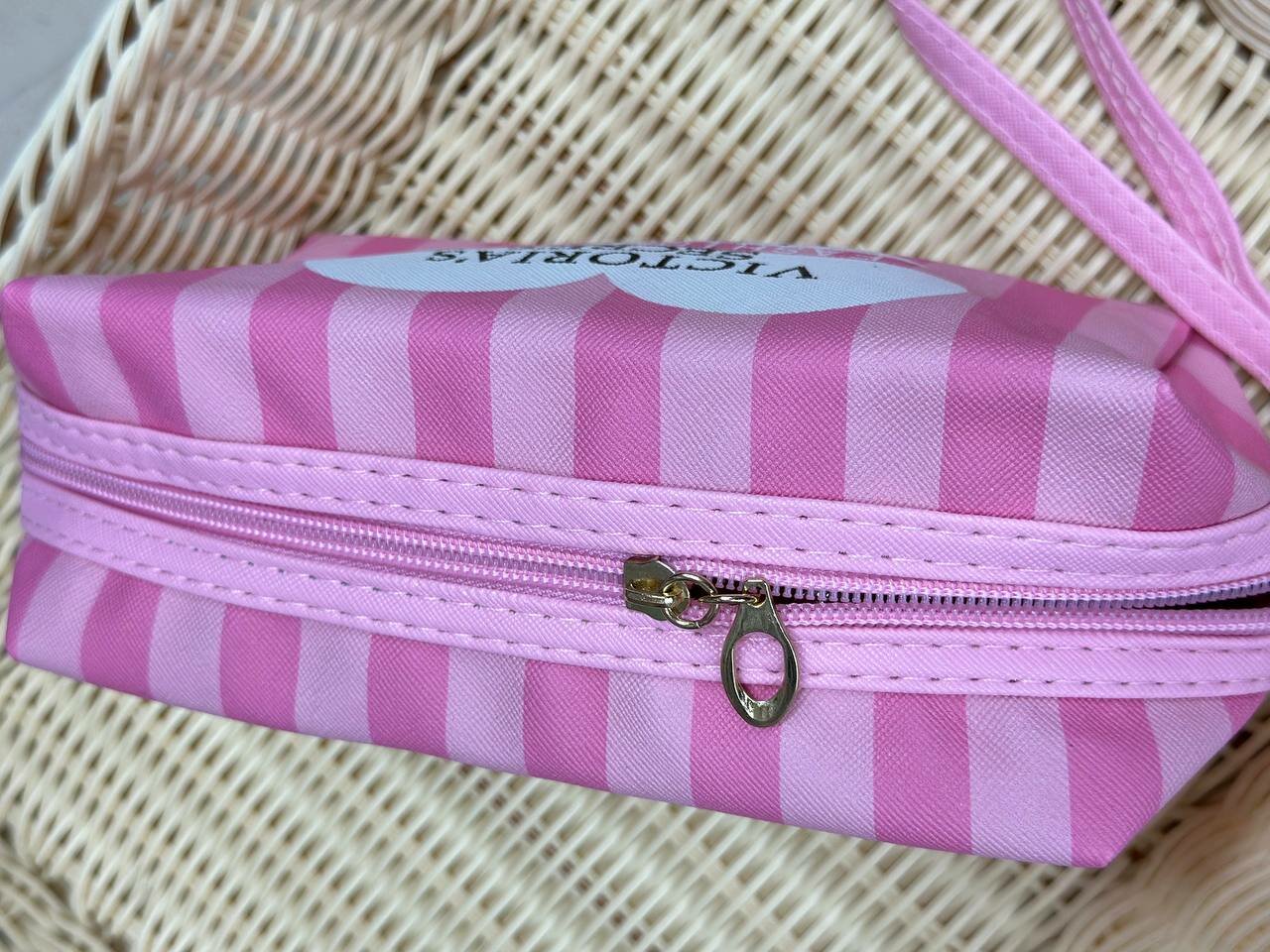 Косметичка ширина: 5 см., высота: 8 см., длина: 12 см., , розовый, — фото 1