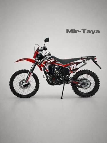 Изображение товара "Motoland XR300 Lite" - двухместный кроссовый мотоцикл с воздушным охлаждением, 300 см3