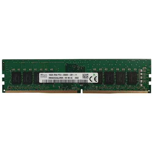 Оперативная память Hynix 16 ГБ DDR4 2666 МГц DIMM CL19 HMA82GU6JJR8N-VK 369100₽